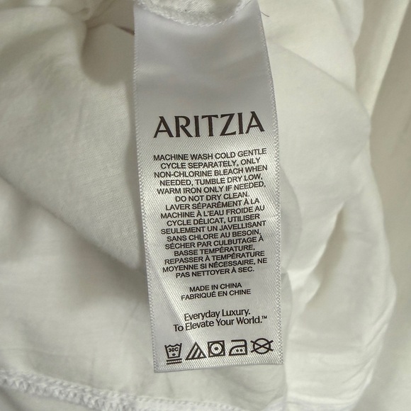 Babaton Technique 100% Linen white princess Dress from Aritzia US6 - Picture 11 of 13